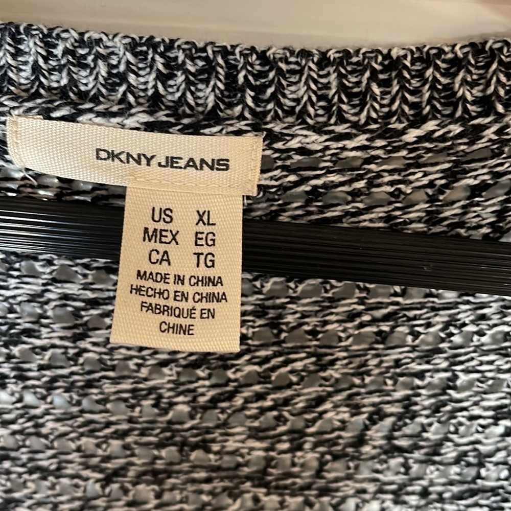 DKNY WOMENS SWEATER CARDIGAN SIZE XL - Picture 7 of 8